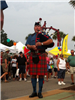 Man Playing Bagpipes