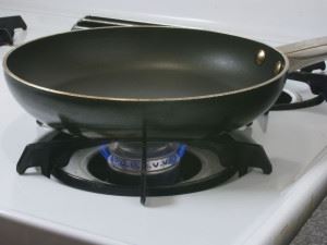 Pan on a Gast Stove