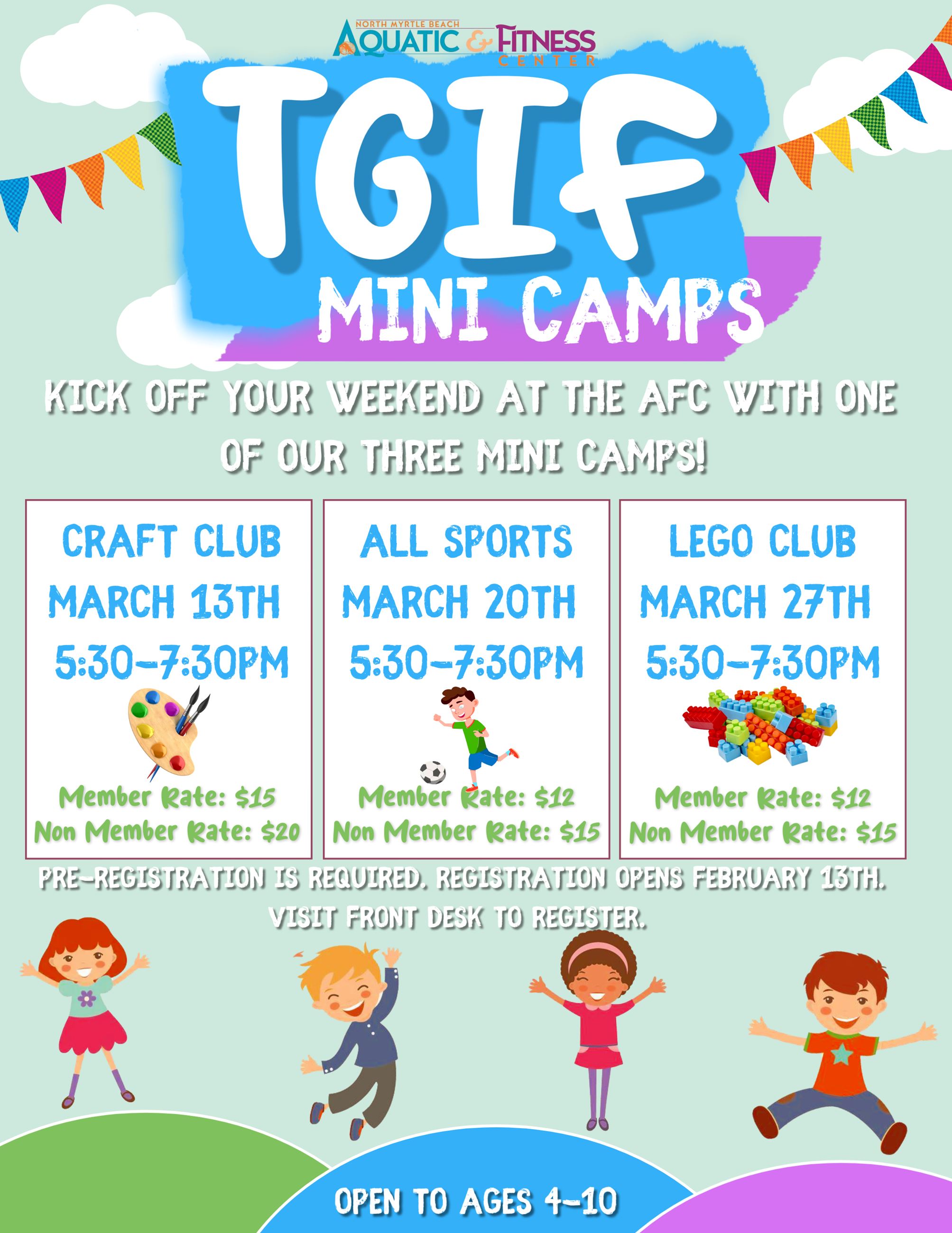 March 2026 Mini Camps